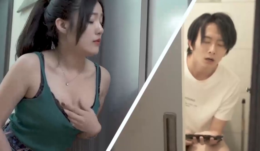 Vừa chơi game vừa bắn tinh vào lìn em hàng xóm